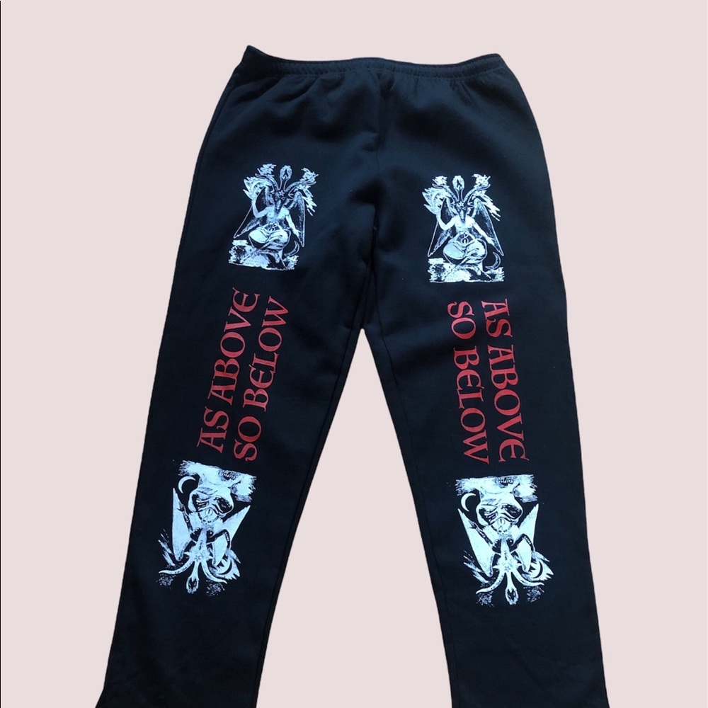 Baphomet sweatpants XXL size as above so below